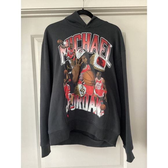 Jordan FlightFleece Hoodie Sz: Large Color: Black - Picture 10 of 12